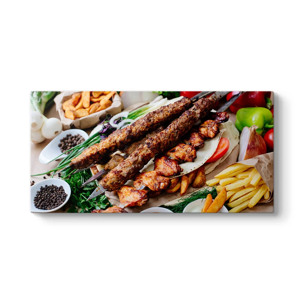 Mangalda Kebap Tablosu - Model 5